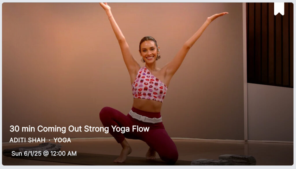 30 min. Coming Out Strong Yoga Flow with Aditi Shah